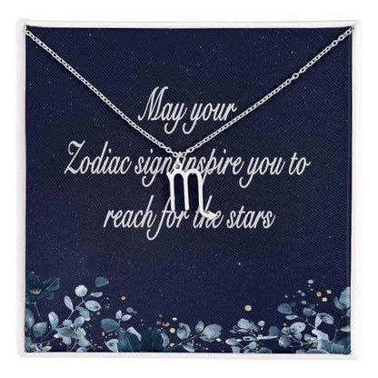 Special Custom Zodiac Necklace Choose your Zodiac Sign
