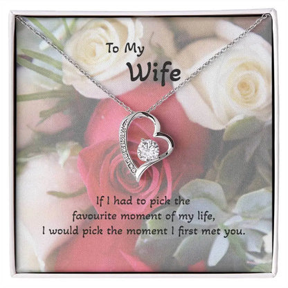 Roses are Forever, Love Necklace Wife Jewellery gold white gold finish Necklace