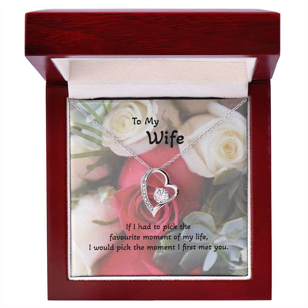 Roses are Forever, Love Necklace Wife Jewellery gold white gold finish Necklace
