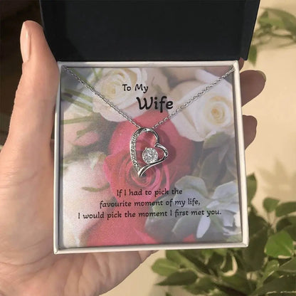Roses are Forever, Love Necklace Wife Jewellery gold white gold finish Necklace