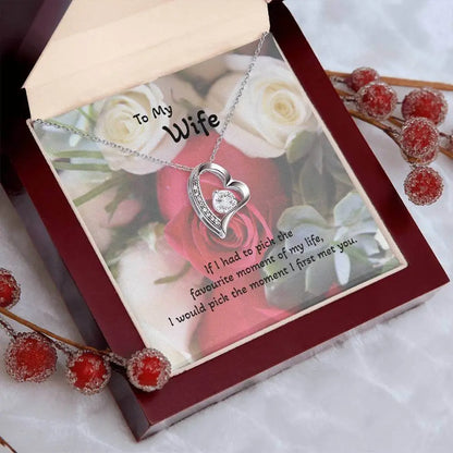 Roses are Forever, Love Necklace Wife Jewellery gold white gold finish Necklace