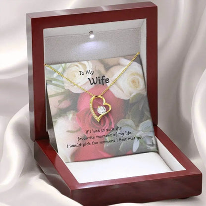 Roses are Forever, Love Necklace Wife Jewellery gold white gold finish Necklace