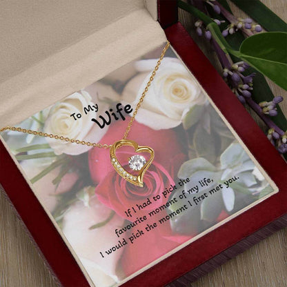 Roses are Forever, Love Necklace Wife Jewellery gold white gold finish Necklace