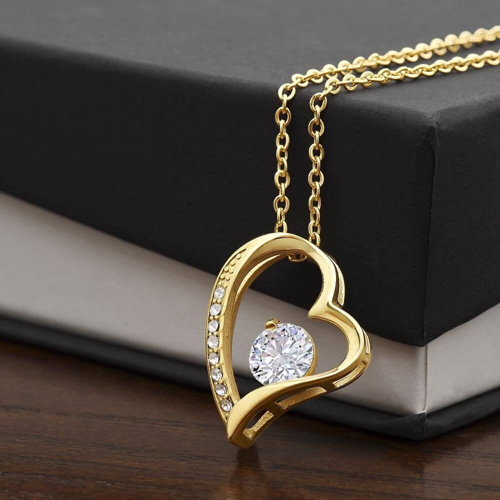 Roses are Forever, Love Necklace Wife Jewellery gold white gold finish Necklace