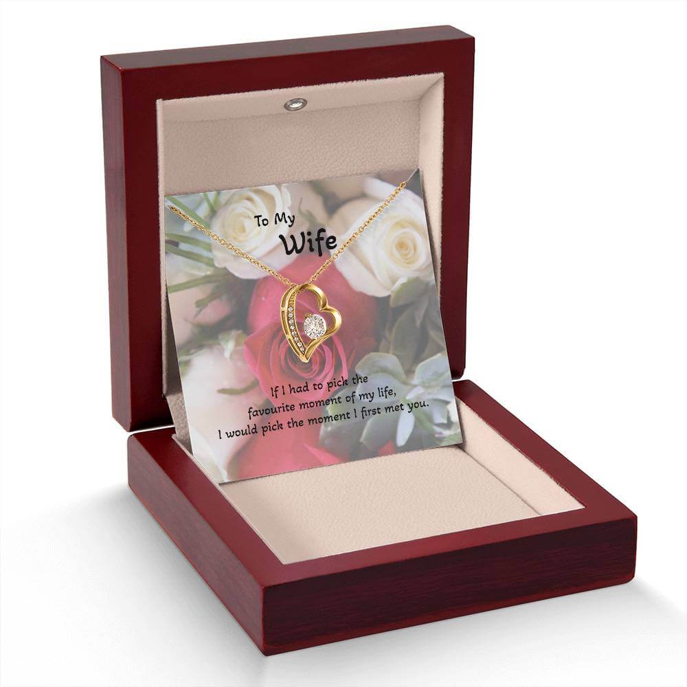 Roses are Forever, Love Necklace Wife Jewellery gold white gold finish Necklace