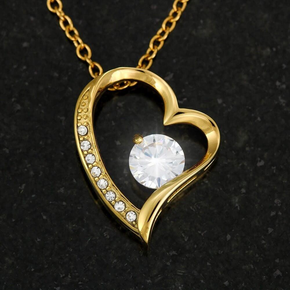 Roses are Forever, Love Necklace Wife Jewellery gold white gold finish Necklace