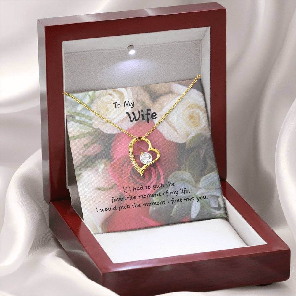 Roses are Forever, Love Necklace Wife Jewellery gold white gold finish Necklace