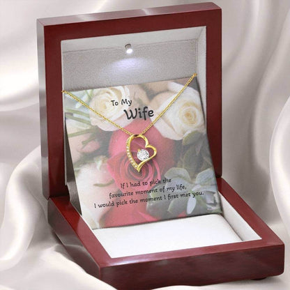 Roses are Forever, Love Necklace Wife Jewellery gold white gold finish Necklace