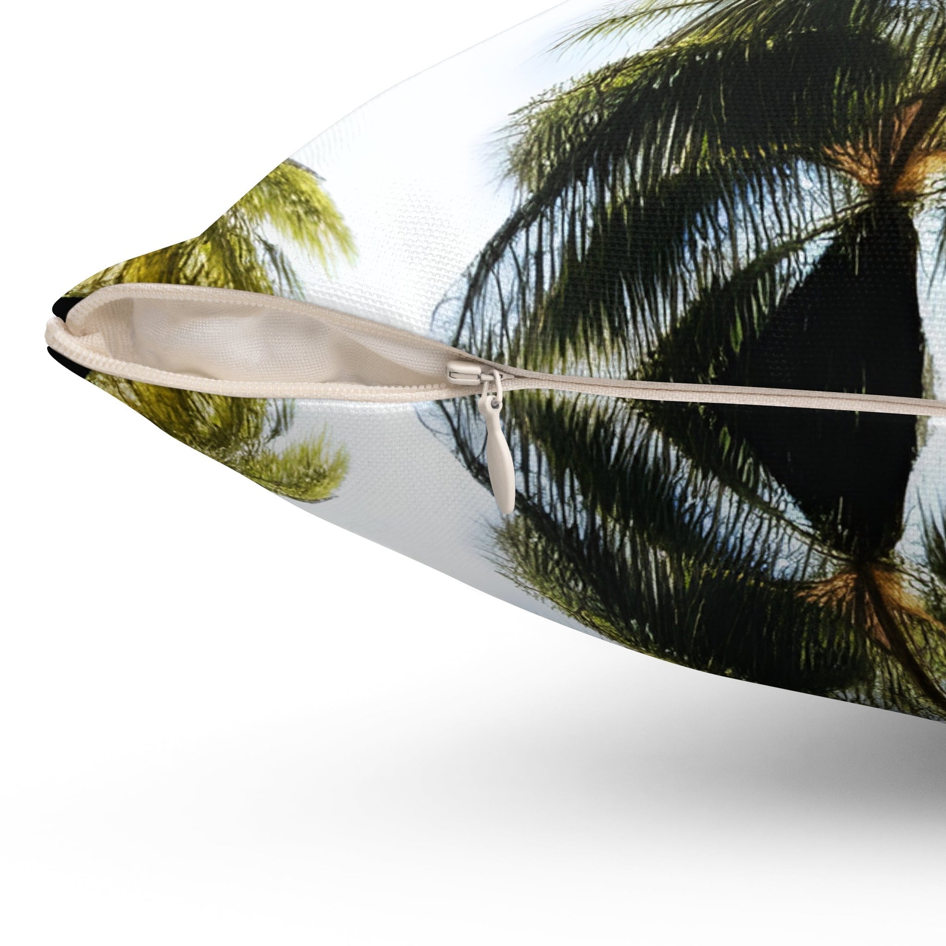 Palm Tree Square Throw Pillow