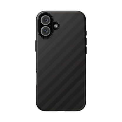 Black carbon fiber phone case back with black diagonal pattern tough gloss finish for iphone samsung google pixel