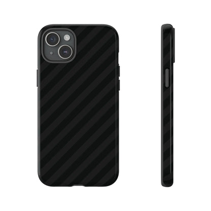 Black carbon fiber phone case back with black diagonal pattern tough gloss finish protective cover for iphone samsung pixel