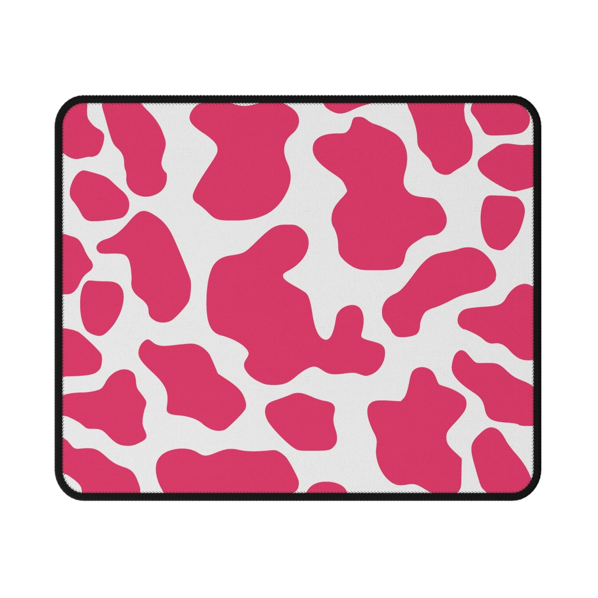 Pink Cow Print Non-Slip Gaming Mouse Pad - 9.5’’ × 8’’ - Home Decor