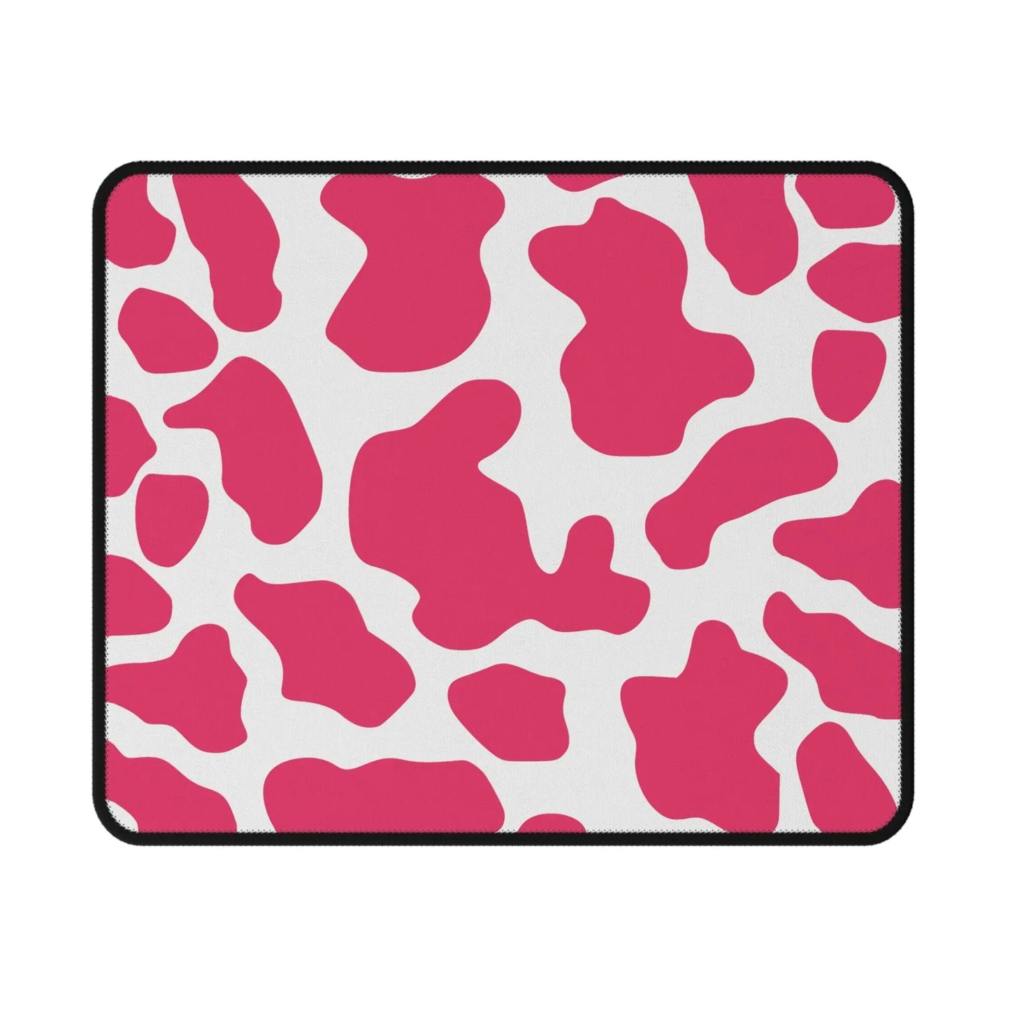 Pink Cow Print Non-Slip Gaming Mouse Pad - 9.5’’ × 8’’ - Home Decor