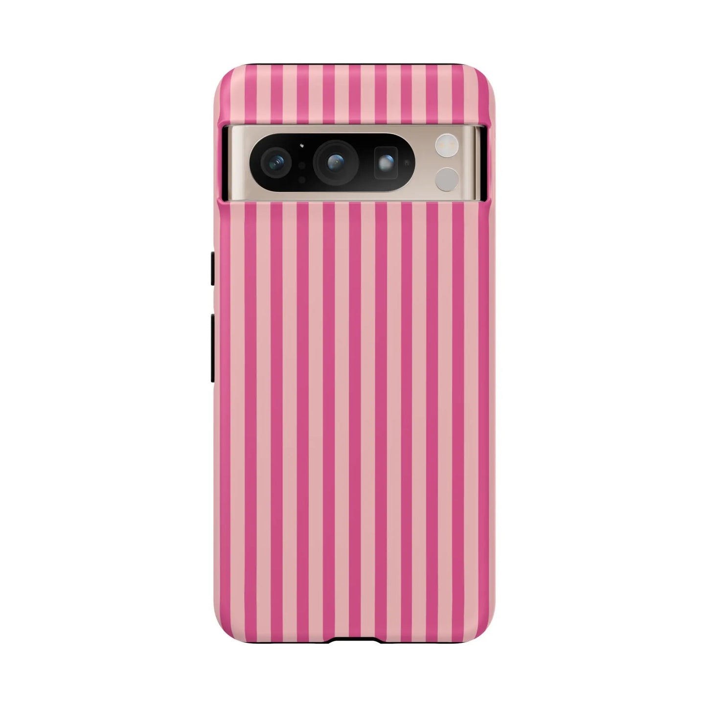 Pink Stripe Everyday Phone Case Cover Protective Smartphone Cover Trendy Accessories - Google Pixel 8 Pro / Matte