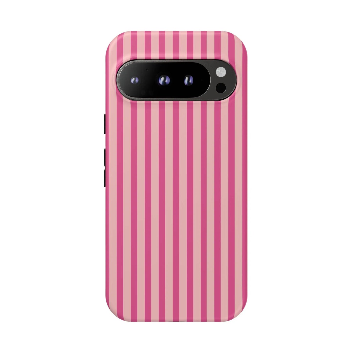 Pink Stripe Everyday Phone Case Cover Protective Smartphone Cover Trendy Accessories - Google Pixel 9 Pro / Matte