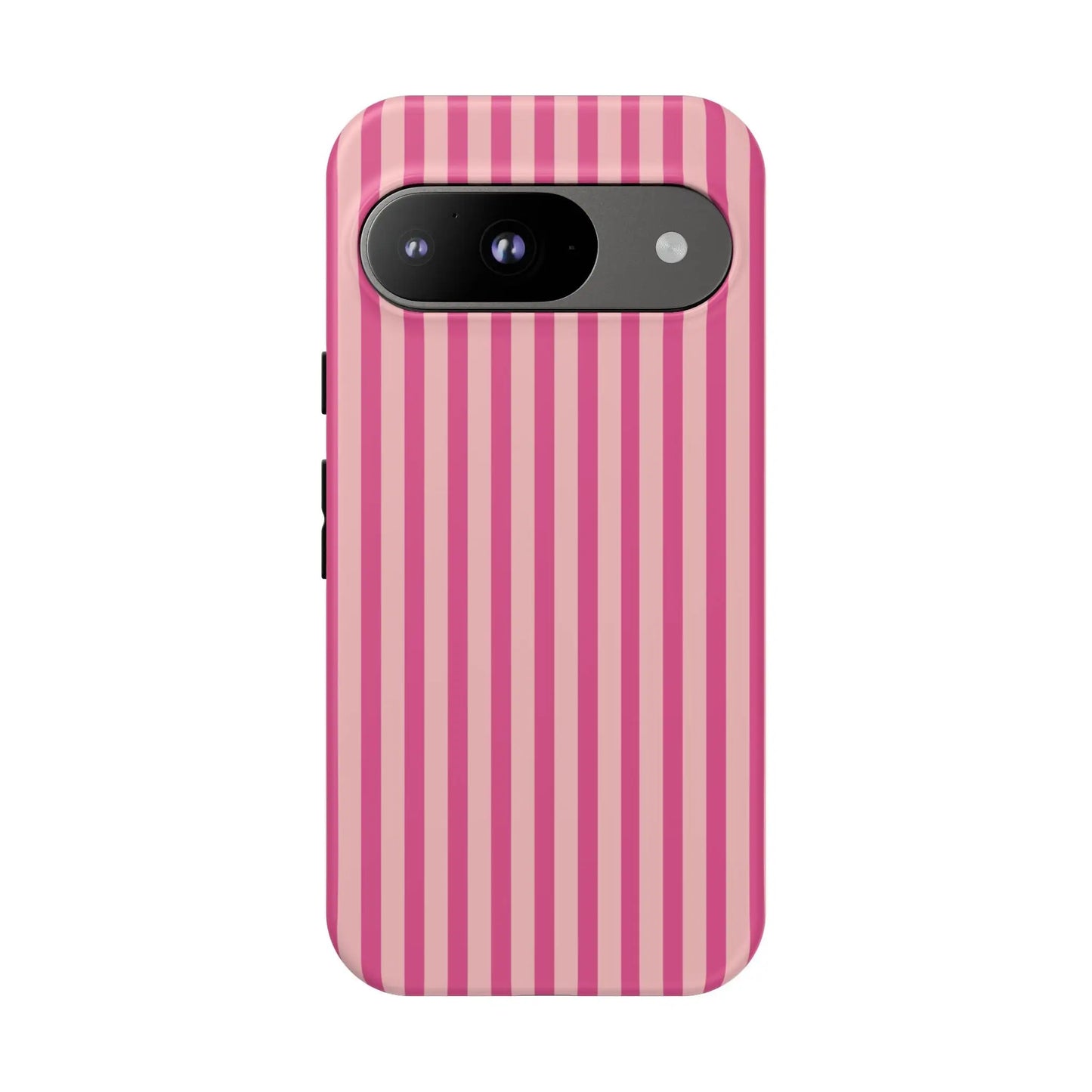 Pink Stripe Everyday Phone Case Cover Protective Smartphone Cover Trendy Accessories - Google Pixel 9 / Matte - Phone