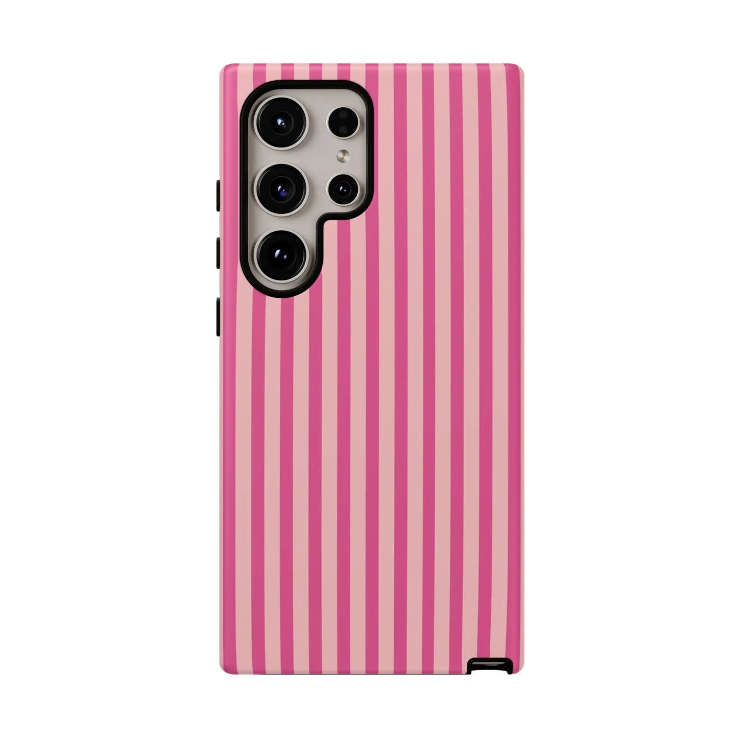 Pink Stripe Everyday Phone Case Cover Protective Smartphone Cover Trendy Accessories - Samsung Galaxy S24 Ultra / Matte