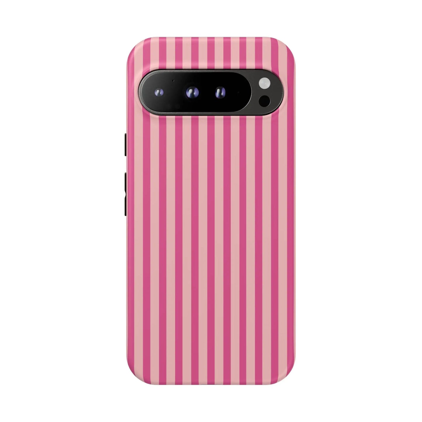 Pink Stripe Everyday Phone Case Cover Protective Smartphone Cover Trendy Accessories - Google Pixel 9 Pro XL / Matte
