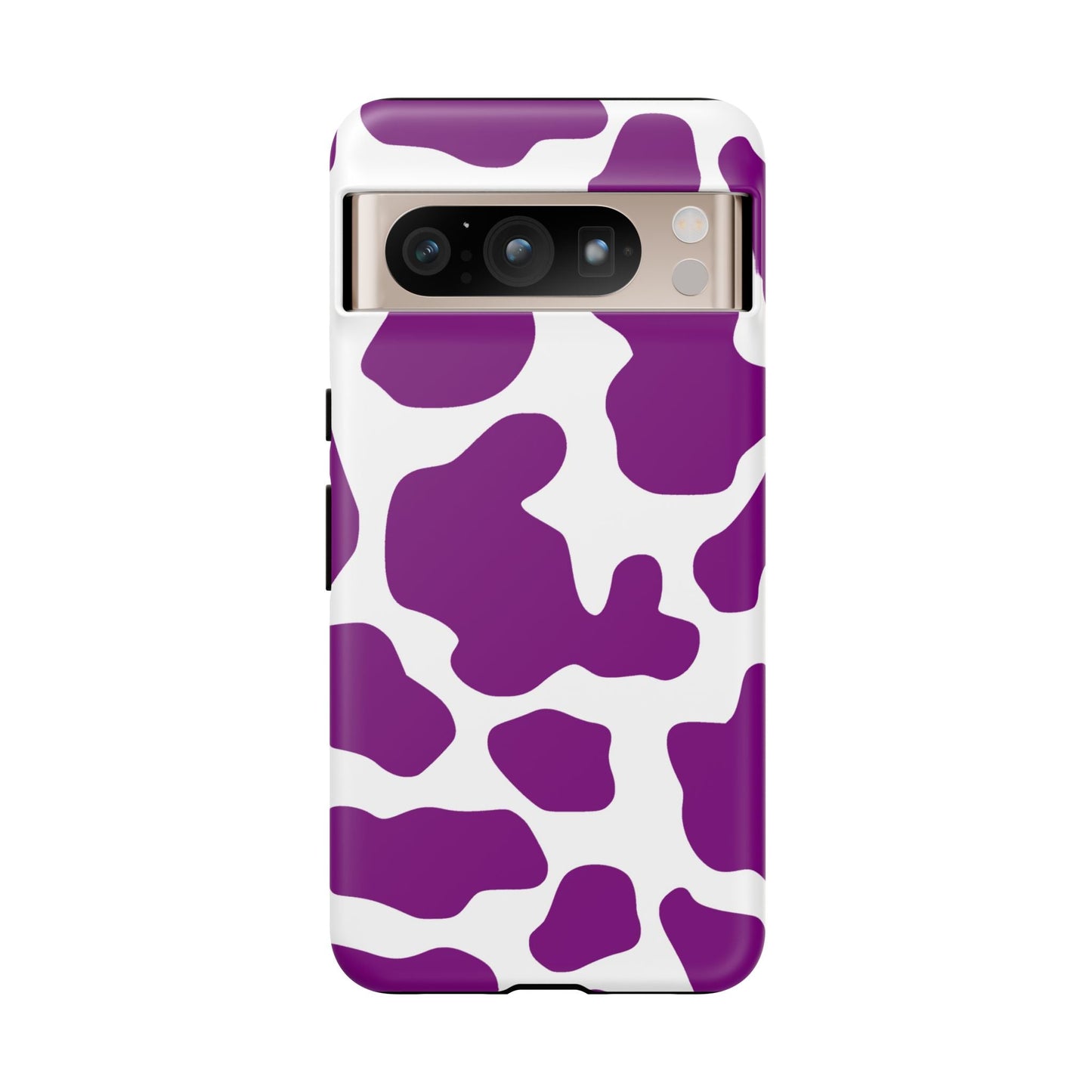 Purple Cow print Phone Case Cover - Google Pixel 8 Pro / Matte - Phone Case