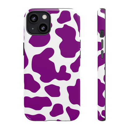 Purple Cow print Phone Case Cover - iPhone 13 / Glossy - Phone Case