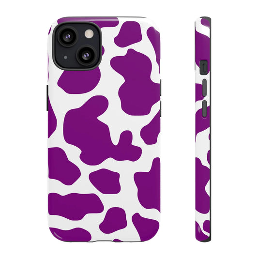 Purple Cow print Phone Case Cover - iPhone 13 / Glossy - Phone Case