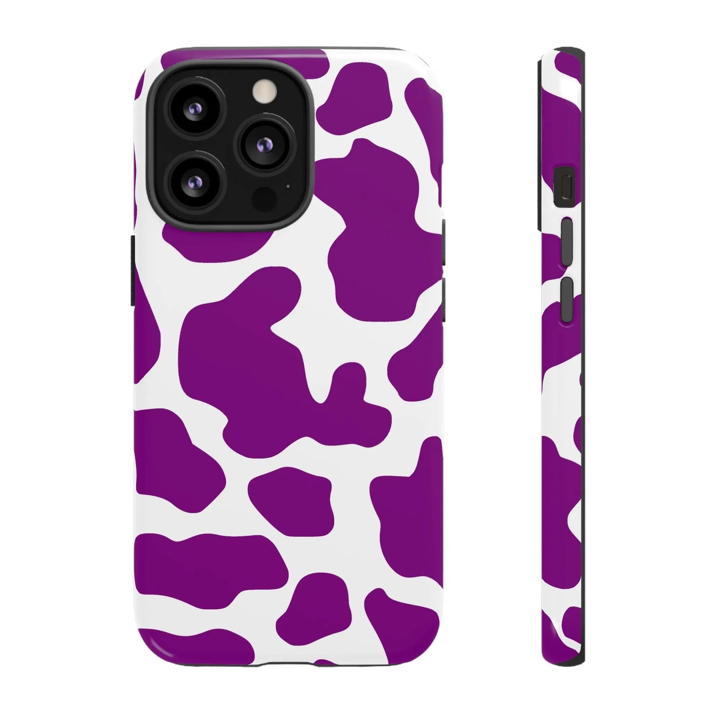 Purple Cow print Phone Case Cover - iPhone 13 Pro / Glossy - Phone Case