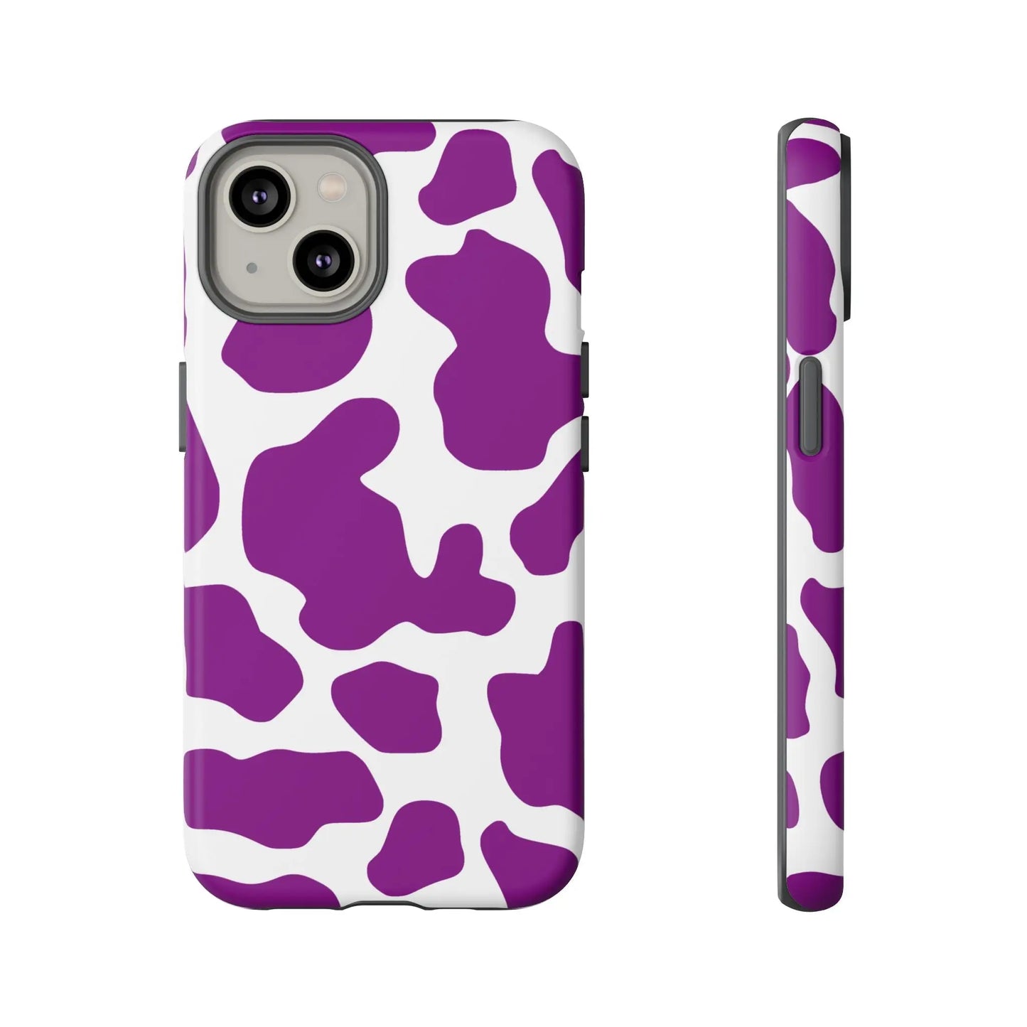 Purple Cow print Phone Case Cover - iPhone 14 / Matte - Phone Case