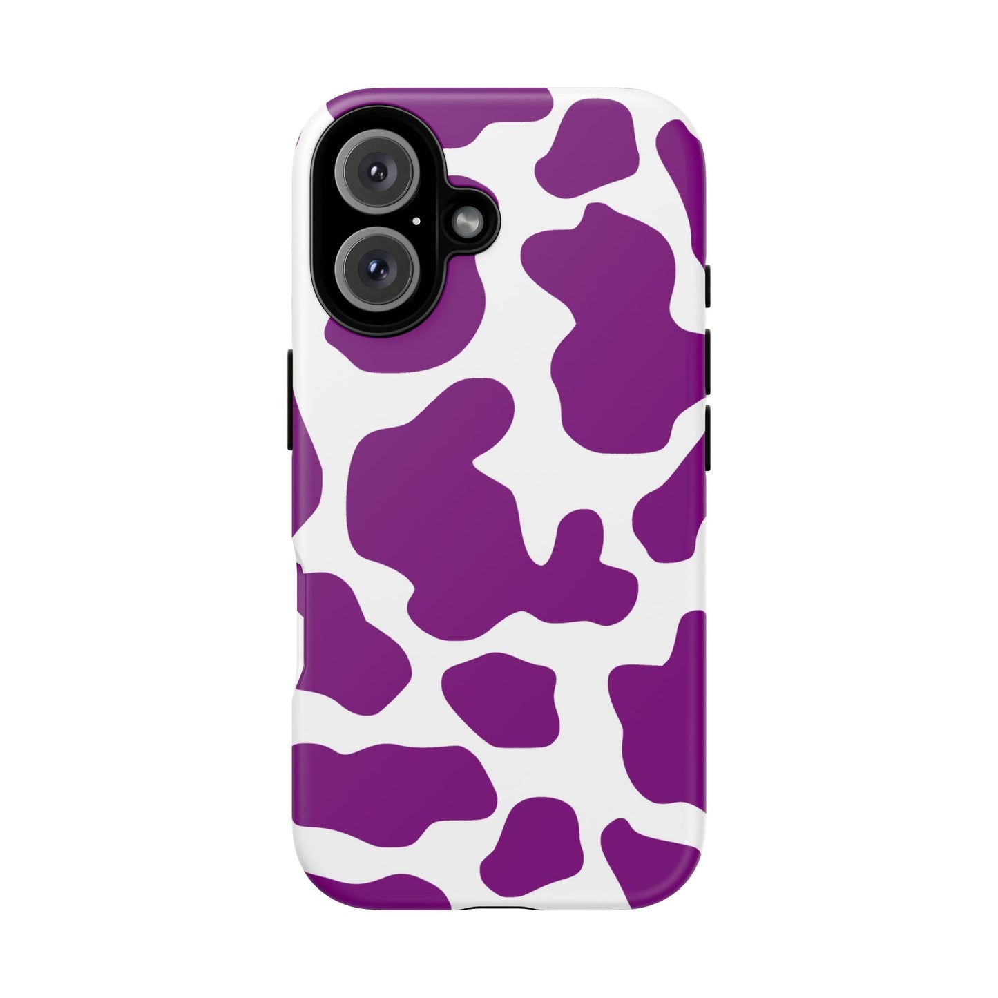 Purple Cow print Phone Case Cover - iPhone 16 / Matte - Phone Case