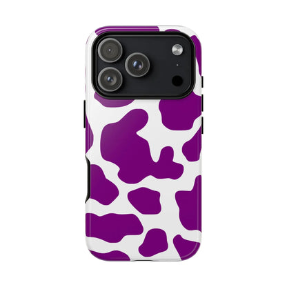 Purple Cow print Phone Case Cover - iPhone 17 Pro / Glossy - Phone Case