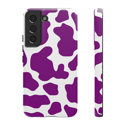 Purple Cow print Phone Case Cover - Samsung Galaxy S22 / Matte - Phone Case
