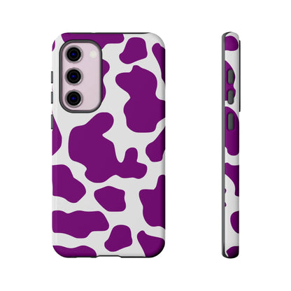 Purple Cow print Phone Case Cover - Samsung Galaxy S23 Plus / Glossy - Phone Case