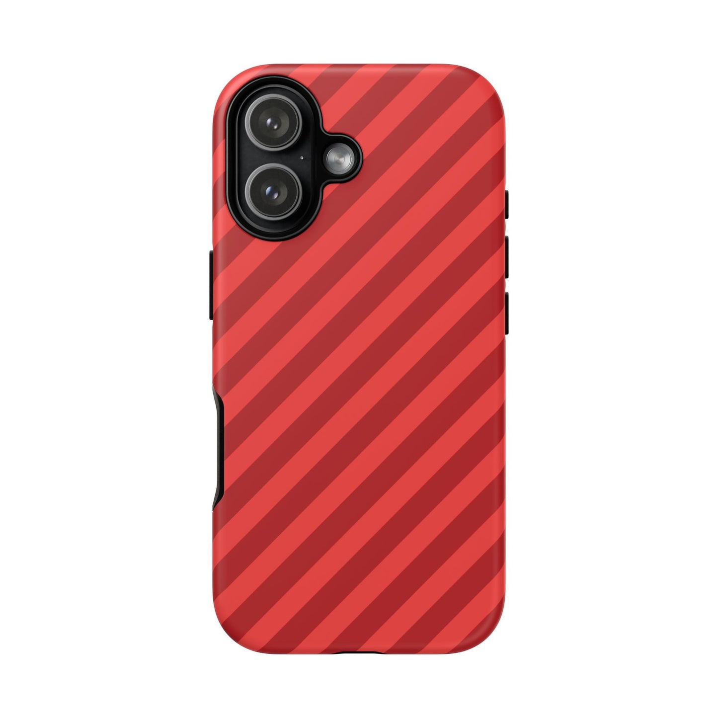 Red Stripes Hard Shell Phone CaseCover - iPhone 17 / Matte - Phone Case