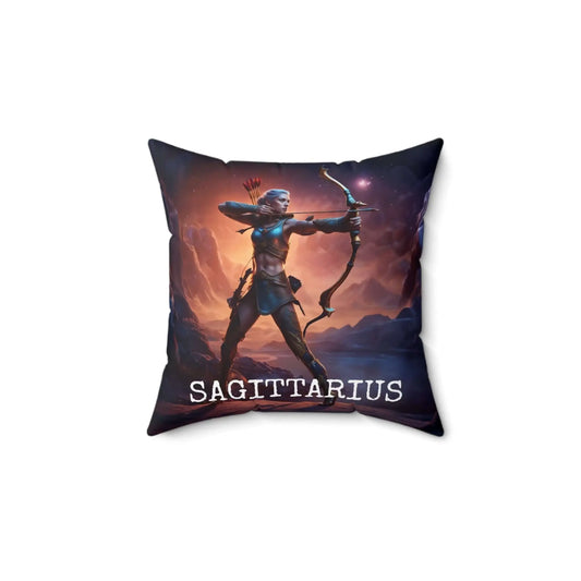 Sagittarius Horoscope Astrology Square Throw Pillow