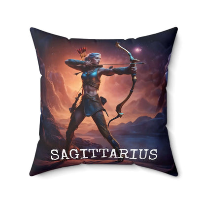 Sagittarius Horoscope Astrology Square Throw Pillow