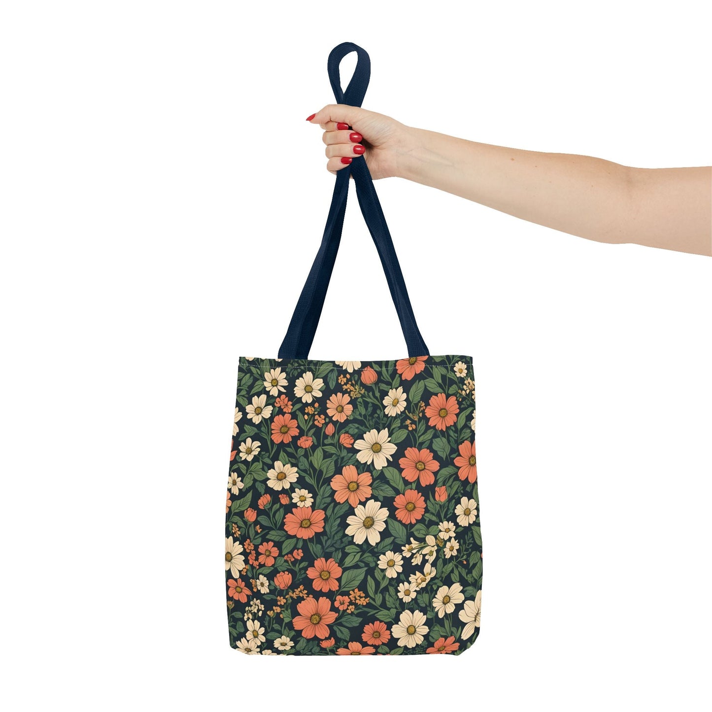 Tote Bag Floral Design Shopping Carry Travel Bag - Tote Bag