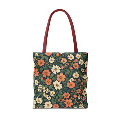 Tote Bag Floral Design Shopping Carry Travel Bag - Tote Bag