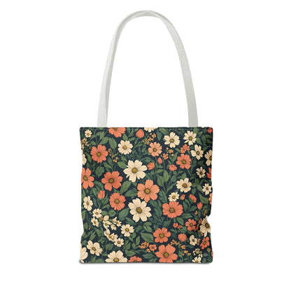 Tote Bag Floral Design Shopping Carry Travel Bag - Tote Bag