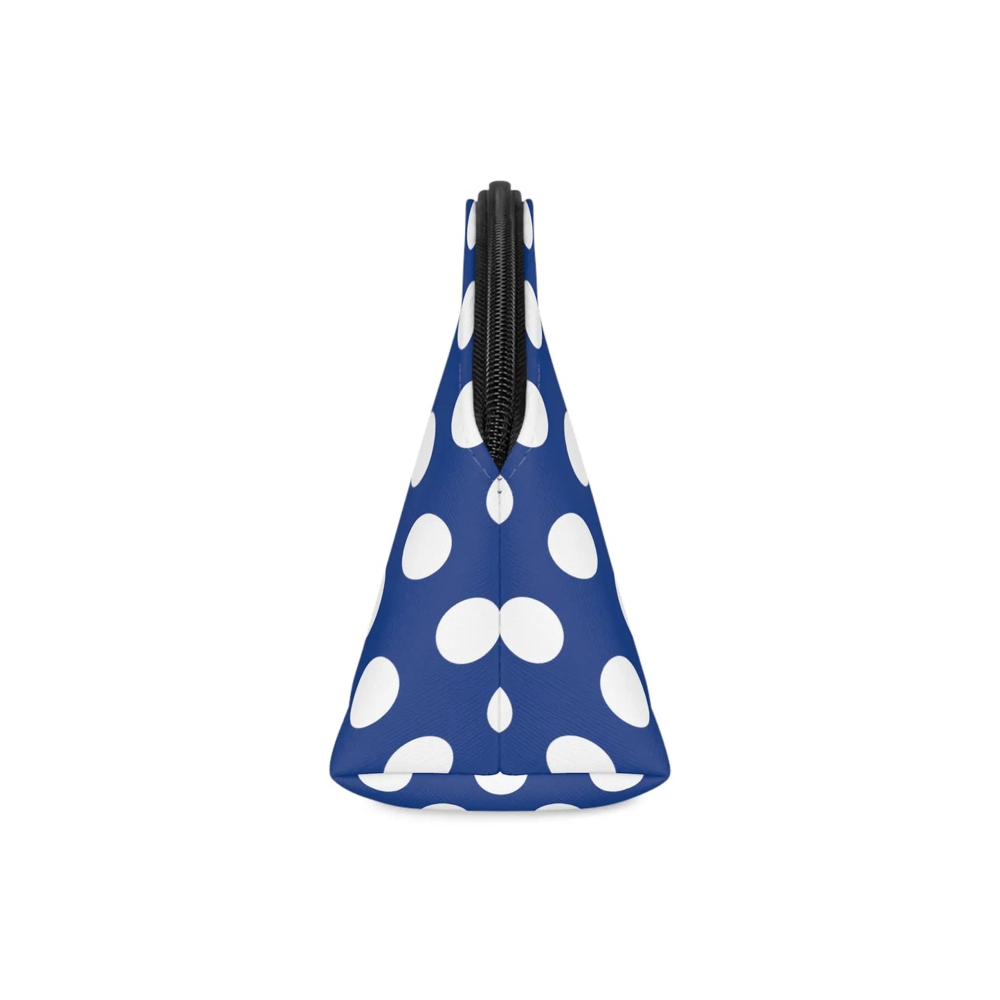 White polka dot blue Makeup Bag