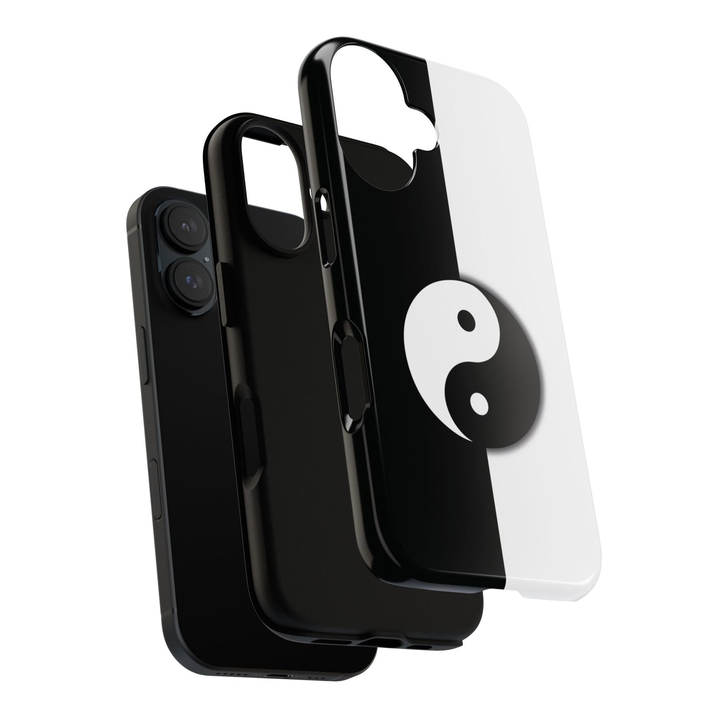 Yin Yang Black and White Phone Case Cover - Phone Case