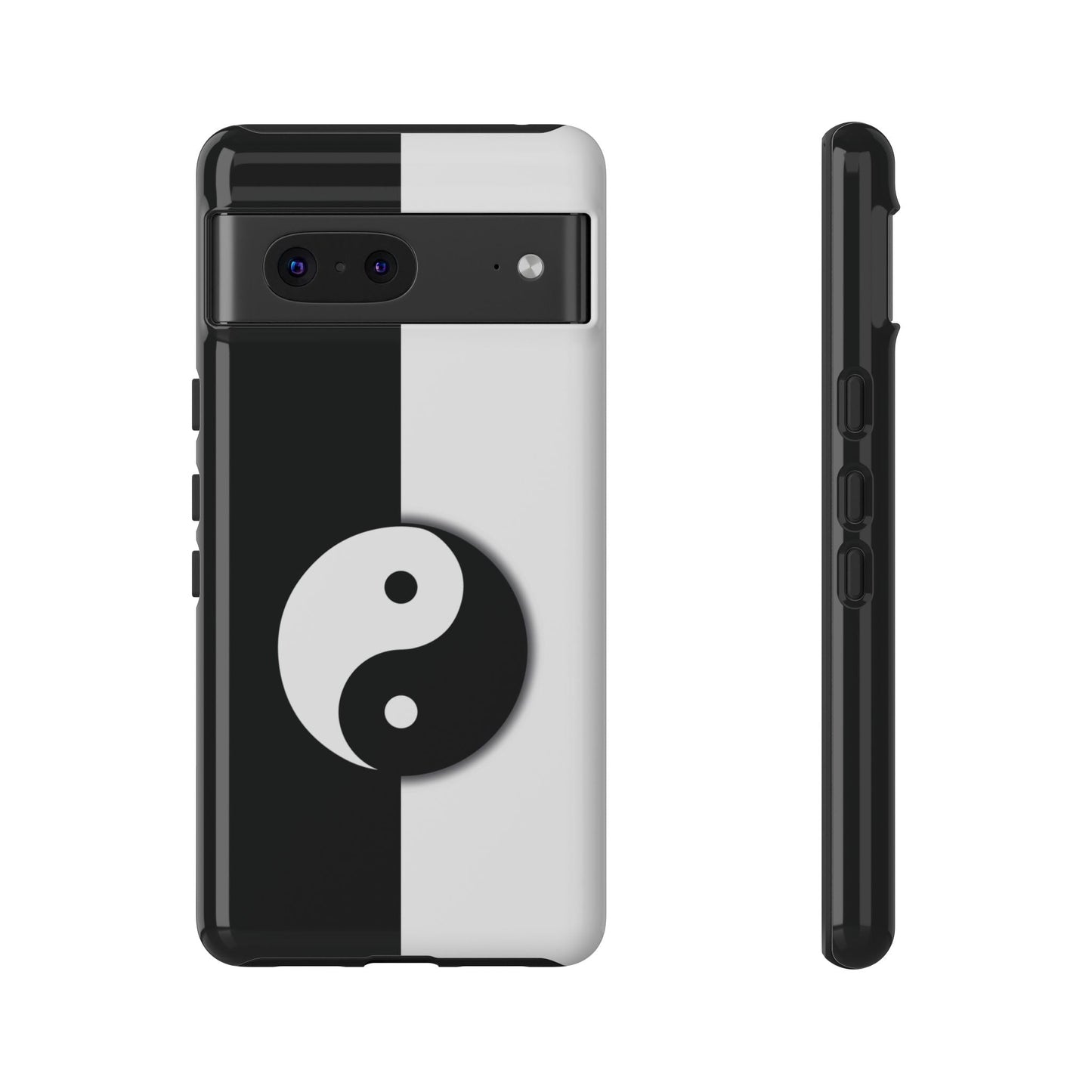 Yin Yang Black and White Phone Case Cover - Google Pixel 7 / Glossy - Phone Case