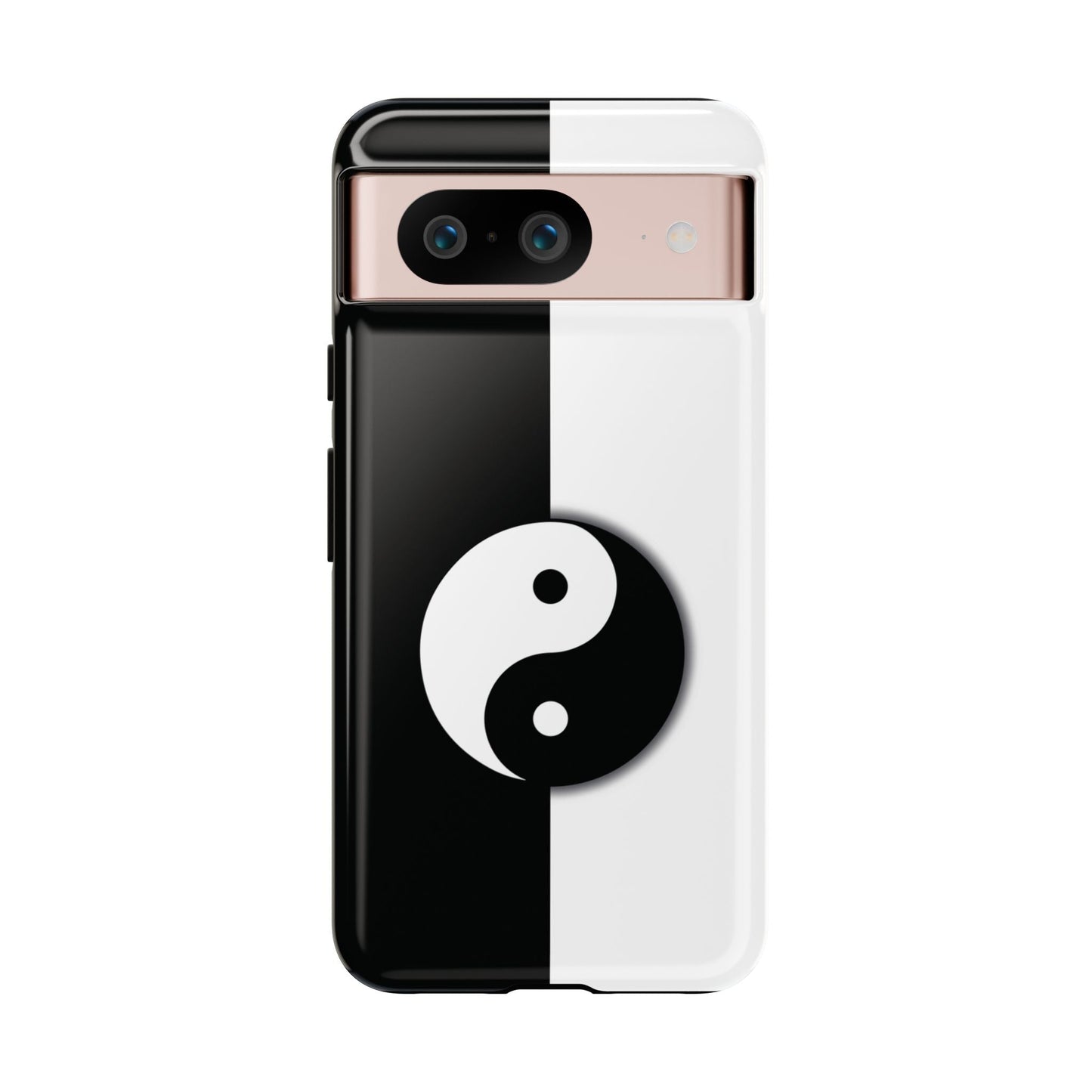 Yin Yang Black and White Phone Case Cover - Google Pixel 8 / Glossy - Phone Case