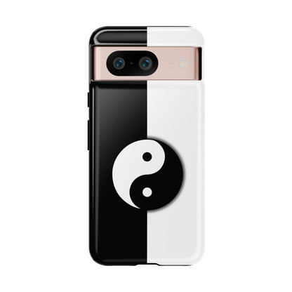 Yin Yang Black and White Phone Case Cover - Google Pixel 8 / Glossy - Phone Case