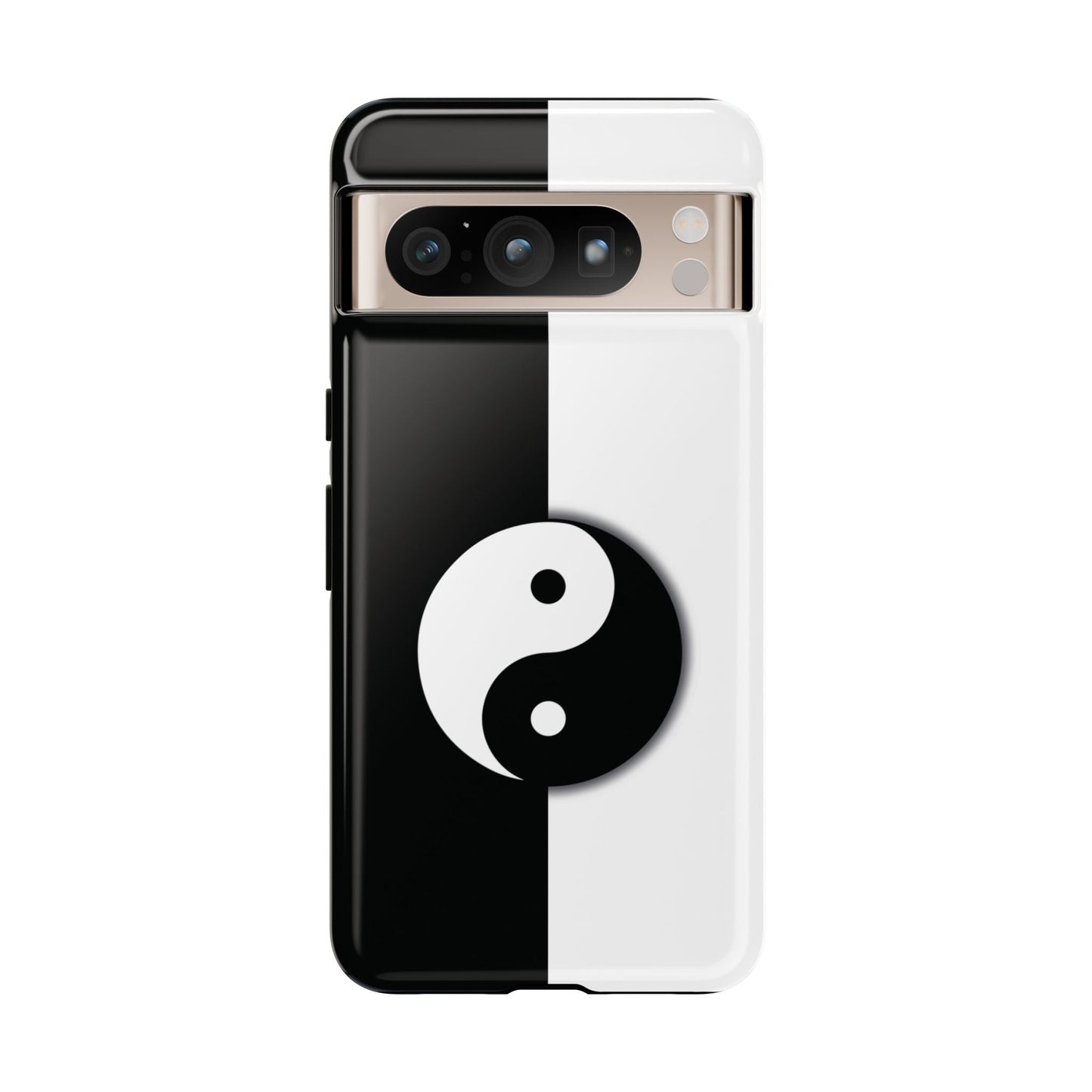 Yin Yang Black and White Phone Case Cover - Google Pixel 8 Pro / Glossy - Phone Case