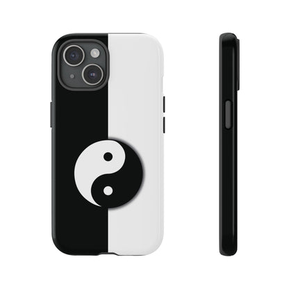 Yin Yang Black and White Phone Case Cover - iPhone 15 / Glossy - Phone Case