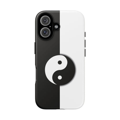 Yin Yang Black and White Phone Case Cover - iPhone 16 / Matte - Phone Case