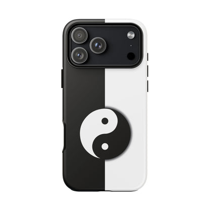 Yin Yang Black and White Phone Case Cover - iPhone 17 Pro Max / Matte - Phone Case